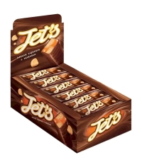 Батончик JET`s глазированный с карамелью нугой орехами 42 г