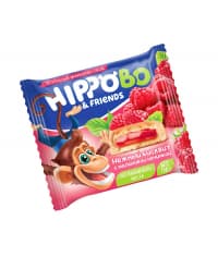 Бисквит Hippo Bo с малиновой начинкой 32 г