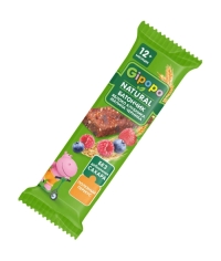 Детский злаковый батончик GIPOPO Яблоко Клубника Малина Черника 20 г
