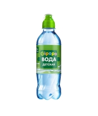 Вода детская артезианская GIPOPO без газа, 330 мл ПЭТ