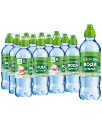 Вода детская артезианская GIPOPO без газа, 330 мл ПЭТ