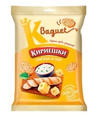 Сухарики Кириешки Baguet Сметана и сыр 50 г