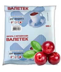 Кисель Валетек Клюква 500 г