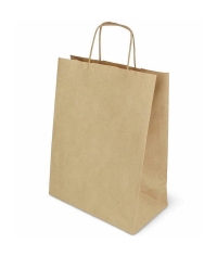 Крафт пакет 260×150×350 мм с кручеными ручками