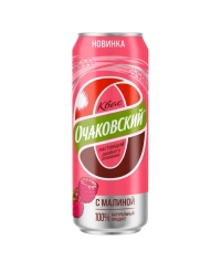 Квас газированный Очаково МАЛИНА 450 мл ж/б
