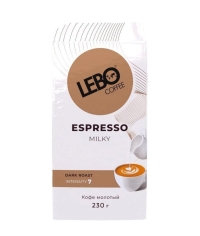 Кофе молотый LEBO Espresso MILKY 230 г