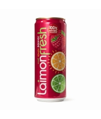 Газированный напиток Laimon Fresh Лайм Лимон ЯГОДЫ 330 мл ж/б