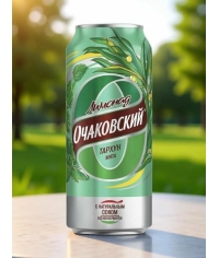 Лимонад газированный Очаково Тархун Мята 450 мл ж/б