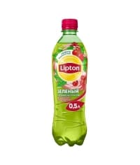 Чай Lipton зеленый Земляника и Клюква 500 мл ПЭТ