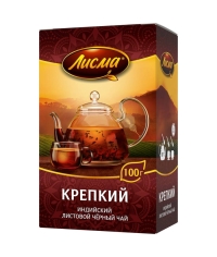 Чай черный Лисма Крепкий индийский листовой 100 г