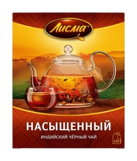 Чай черный Лисма Насыщенный индийский 100 пак. × 1.8 г
