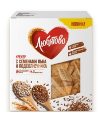 Крекер Любятово С семенами льна и подсолнечника 150 г
