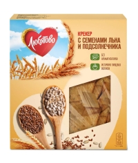 Крекер Любятово С семенами льна и подсолнечника 150 г