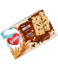 Печенье Любятово Мюсли с шоколадом 120 г