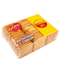 Крекер Любятово Янтарный с сыром 500 г