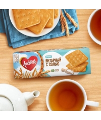 Крекер Любятово Янтарный с солью 204 г