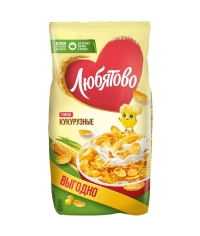 Хлопья Любятово Кукурузные 600 г