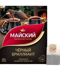 Чай черный Майский Черный Бриллиант 100 пак. × 2 г