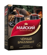 Чай черный Майский Черный Бриллиант 100 пак. × 2 г
