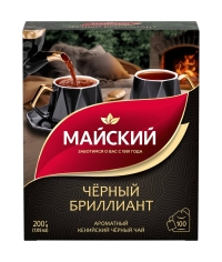Чай черный Майский Черный Бриллиант 100 пак. × 2 г