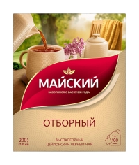 Чай черный Майский Отборный 100 пак. × 2 г