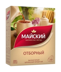 Чай черный Майский Отборный 100 пак. × 2 г