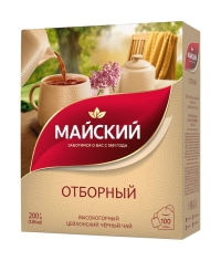 Чай черный Майский Отборный 100 пак. × 2 г