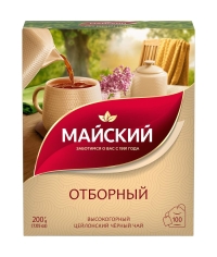 Чай черный Майский Отборный 100 пак. × 2 г