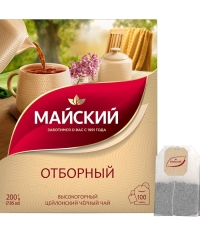 Чай черный Майский Отборный 100 пак. × 2 г