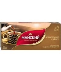 Чай черный Майский Королевское сафари 25 пак. × 2 г