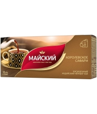 Чай черный Майский Королевское сафари 25 пак. × 2 г