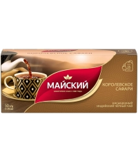 Чай черный Майский Королевское сафари 25 пак. × 2 г