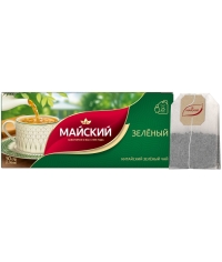 Чай Майский зеленый китайский 25 пак. × 2 г