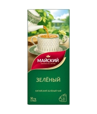 Чай Майский зеленый китайский 25 пак. × 2 г