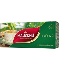 Чай Майский зеленый китайский 25 пак. × 2 г