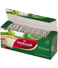 Чай Майский зеленый китайский 25 пак. × 2 г