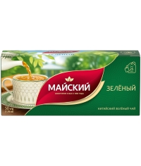Чай Майский зеленый китайский 25 пак. × 2 г