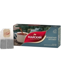 Чай черный Майский Ароматный Бергамот 25 пак. × 1.5 г