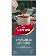 Чай черный Майский Ароматный Бергамот 25 пак. × 1.5 г