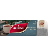 Чай черный Майский Ароматный Бергамот 25 пак. × 1.5 г