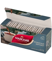 Чай черный Майский Ароматный Бергамот 25 пак. × 1.5 г