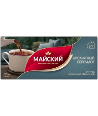 Чай черный Майский Ароматный Бергамот 25 пак. × 1.5 г