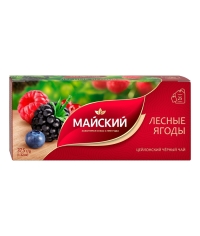 Чай черный Майский Лесные ягоды 25 пак. × 1.5 г