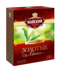 Чай черный Майский Золотые Лепестки 100 пак. × 2 г