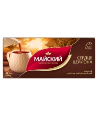 Чай черный Майский Сердце Цейлона 25 пак. × 1.7 г