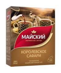 Чай черный Майский Королевское сафари 100 пак. × 2 г