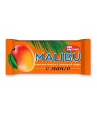 Кокосовая конфета Malibu с манго в шоколадной глазури 50 г