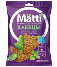 Хлебцы мультизлаковые MATTI Итальянские травы 75 г
