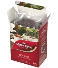 Чай черный Майский Корона Российской империи 200 г Чай черный Майский Корона Российской империи 200 г