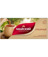 Чай черный Майский Отборный 25 пак. × 2 г